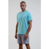 BCouture Men's Gym Shorts & T-Shirt Set in Light Blue | Size: Medium