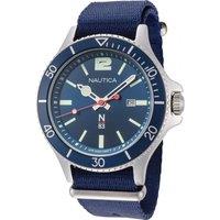 Nautica Men's NAPABS904 Accra Beach 43mm Quartz Watch in Blue