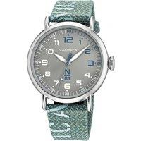 Nautica Men's NAPLSF019 Loves the Ocean 40mm Quartz Watch in Green