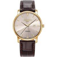 Roamer Men's 971856-48-55-05 Classico 40mm Quartz Watch in Brown