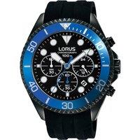 Lorus Men's RT323GX9 Sports 45mm Quartz Watch in Black