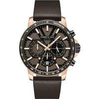 Kenneth Cole Men's KCWGC2234804 Classic 44mm Quartz Watch in Brown