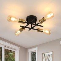 COMELY Sputnik Chandelier, 4-Lights Industrial Ceiling Light, E27