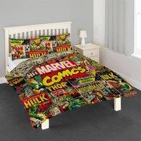 Marvel Avengers Comics Duvet Cover Set | Size: Single