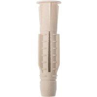 JCP CONSTRUCTION PRODUCTS Universal Plugs 8 x 50mm - Box of 100 in Beige