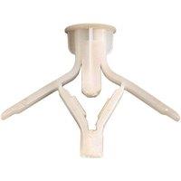 JCP CONSTRUCTION PRODUCTS Nylon Wing Toggles 10mm - Box of 100 in White