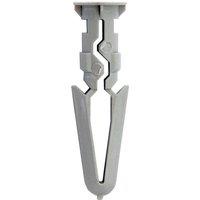 JCP CONSTRUCTION PRODUCTS Nylon Plasterboard Plug 7mm x 35mm - Box of 100 in Grey