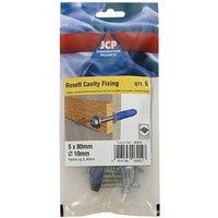 JCP CONSTRUCTION PRODUCTS Rosett Cavity Fixings Blue - M5 x 55mm - Box of 30