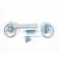Unifix 1136 Ring Gate Latch 152mm/6" - Box of 4 in Silver