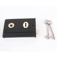Unifix Narrow Style Rimlock Reverse Blk To Pass 140mm x 76mm in Black