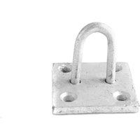 Unifix 512 Staple On Plate Hsg 50x50mm - Box of 10 in Silver