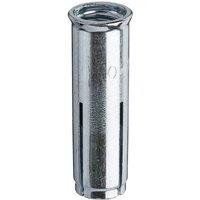 JCP CONSTRUCTION PRODUCTS Eta Lipped Drop-In Anchors CE BZP - M12/15 x 50 - Box of 50 in Silver