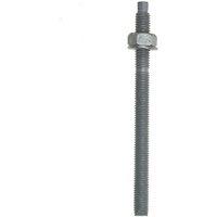 JCP CONSTRUCTION PRODUCTS J-Fix Studs Grade 8.8, M10 x 130 - Box of 10 in Grey
