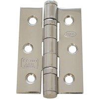 Unifix AI/HI3006-PSS Ball Bearing Hinge 102 x 76mm in Silver