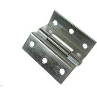 Unifix PRS 1951 Stormproof Hinge 63mm BZP - Box of 10 in Silver