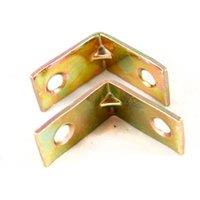 Unifix 319 Corner Braces ZYP - 75mm / 3" - Box of 50 in Gold