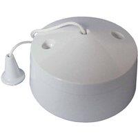 McAlpine 6A Ceiling Pull Switch in White