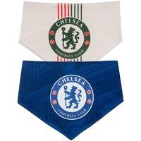 Chelsea FC Baby 2 Pack Bibs in Royal
