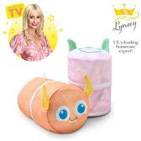Swan Monster Laundry Bag - 2 pack in Coral | Size: A