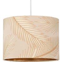 First Choice Lighting Tropica - Champagne Gold Embossed 25cm Ceiling Pendant or Lamp Shade