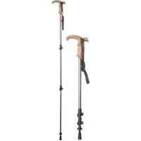 Trekmates Wanderer Lever-Lock Adjustable Hiking Pole in Grey