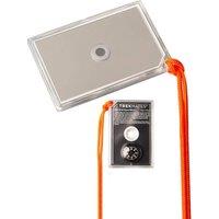 Trekmates Signal Mirror Emergency Sighting Compass Hiking Survival Outdoor Tool in White