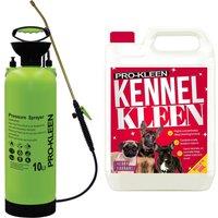 ProKleen 10L Pump Pressure Sprayer & Kennel Disinfectant 5 Fragrances Available in Red