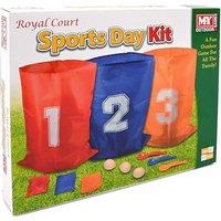 Marco Paul 3 in 1 Sports Day Kit Sack Race Egg, Spoon Race & Bean Bag Toss