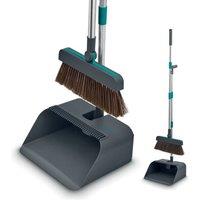 Tower 3 in 1 Dustpan & Brush with Squeegee in Teal