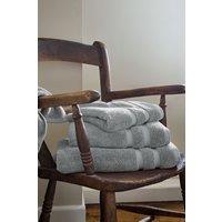 CHRISTY 'Signum' Heavyweight 100% Combed Cotton Towels in Light Grey | Size: Bath Sheet