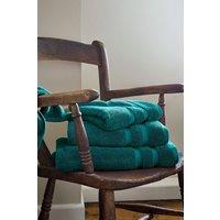 CHRISTY 'Signum' Heavyweight 100% Combed Cotton Towels in Teal | Size: Bath Sheet