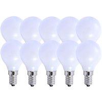 Harper Living 5 Watts E14 LED Bulb Opal Golf Ball Warm White Dimmable, Pack of 10