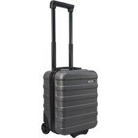 Cabin Max Anode 24L Hard Shell Twin Wheel Underseat Case - 40x30x20cm in Grey | Size: 40 x 30 x 20 cm