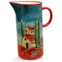 Verano Spanish Ceramics Tuscany Kitchen Dining Ceramic Tall Jug 10cm x 23cm | Size: 10 cm x 23 cm