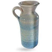 Verano Spanish Ceramics Pastel Beach Kitchen Dining Rustic Bottle 0.5L (H) 18cm in Blue