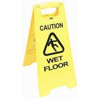 Stewart Wet Floor Sign in Yellow