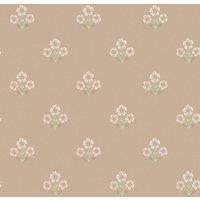 Holden Dcor Daisy Floral Textured Wallpaper in Medium Beige