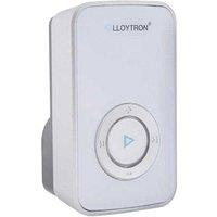 Lloytron Plug-in Wireless Doorbell (UK Plug) in White