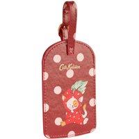 Cath Kidston Polka Dot Luggage Tag in Red