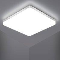 COMELY LED Square Ceiling Light 48W, LED Ceiling Lamp Modern IP44, 6500K in White