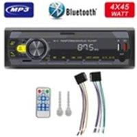 Nordara Single 1 Din Car Stereo Radio Bluetooth MP3 Player in Black | Size: 100 cm