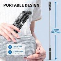 Nordara 41 Selfie Stick Tripod with Remote in Black
