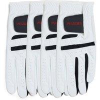 Fazer Men's Hybrid All-Weather Golf Glove - 4 Pack (Left-Hand) in White | Size: Medium