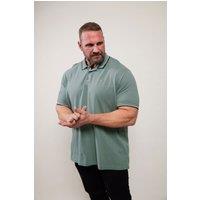 BadRhino Men's Core Polo Shirt in Green | Size: 5-6XL