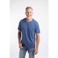 Weird Fish Men's Hooked Branded T-Shirt in Blue | Size: 5XL