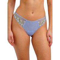 Freya Women's Entwined Thong in Blue | Size: 8