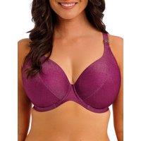 Fantasie Women's Paros Coast Plunge Bikini Top in Purple | Size: 32F