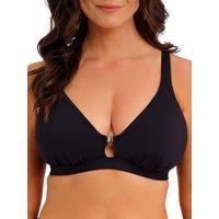Fantasie Women's Merissa Non-Wired Triangle Bikini Top in Black | Size: 18