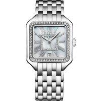 STHRLING Original Women's Valencia 4067 32mm Quartz Watch - Crystal Bezel, Steel Bracelet in Silver