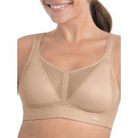 Anita Women's Active Air Control Deltapad Sports Bra in Beige | Size: 34D